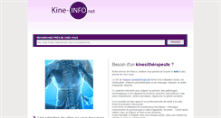 Desktop Screenshot of kine-info.net