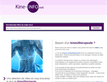 Tablet Screenshot of kine-info.net